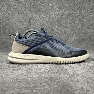 Cole Haan Grand+ Hybrid Mens Size 10 Navy Woven Leather Comfort Shoes Used
